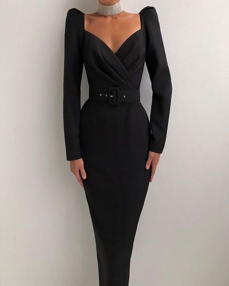 Robe de soirée chic noir robe-de-soiree-chic-noir-72_8