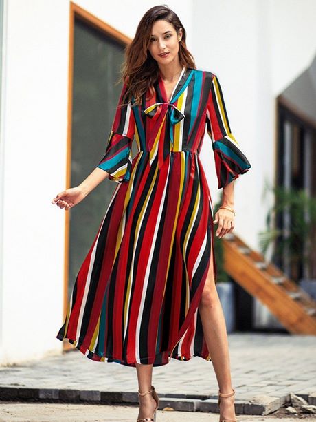 Robe habillée colorée robe-habillee-coloree-43_4