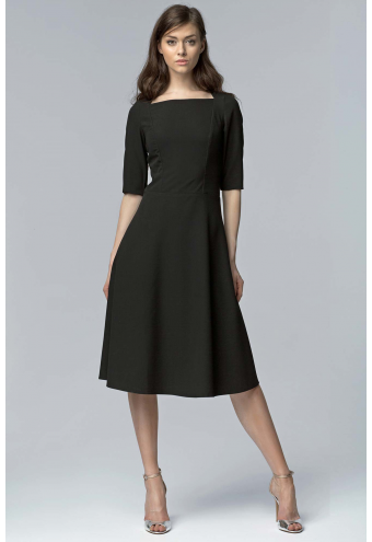 Robe noire droite classique robe-noire-droite-classique-96_2