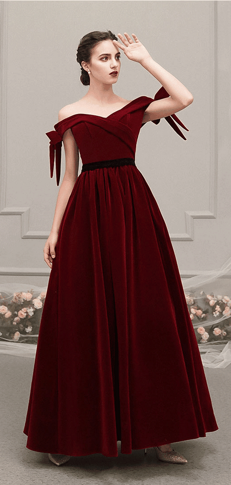 Robe rouge bordeau longue robe-rouge-bordeau-longue-42
