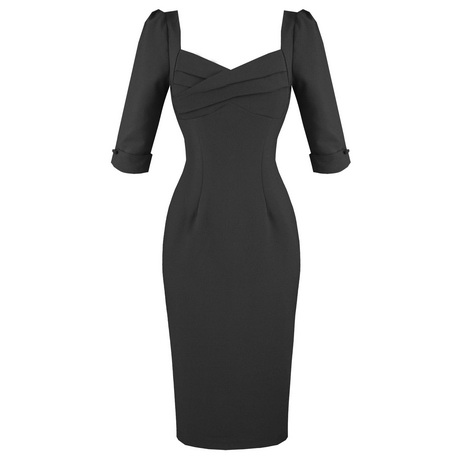 Robe droite noire classique robe-droite-noire-classique-55_7