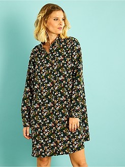 Robe chemise fleurie robe-chemise-fleurie-91_12