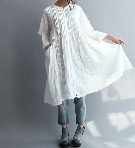 Robe chemise longue blanche robe-chemise-longue-blanche-00_15