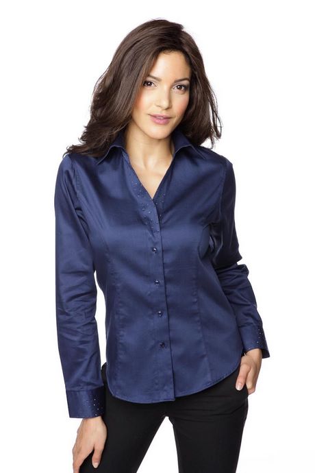 Chemise bleu marine femme chemise-bleu-marine-femme-74_10