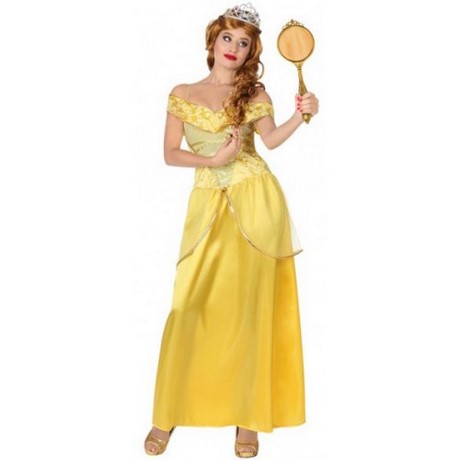 Princesse robe jaune