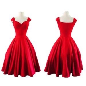 Robe rouge année 60 robe-rouge-anne-60-81_2