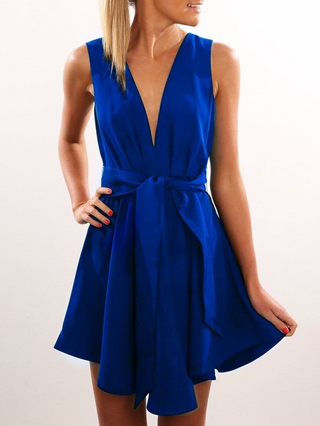 Robe courte bleu roi robe-courte-bleu-roi-83_18