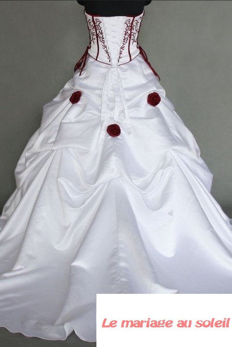 Robe de mariée bordeau et blanche robe-de-mariee-bordeau-et-blanche-34