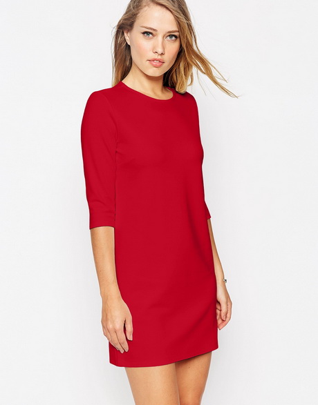 Robe droite rouge robe-droite-rouge-90