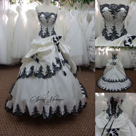 Robe de mariée blanc et noir robe-de-mariee-blanc-et-noir-21_18