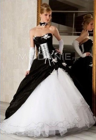 Robe de mariée blanc et noir robe-de-mariee-blanc-et-noir-21_6