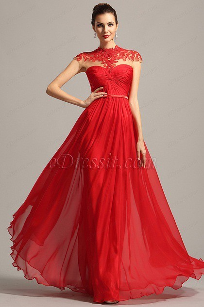 Robe de soirée longue dentelle rouge robe-de-soiree-longue-dentelle-rouge-03_8
