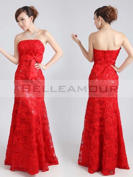Robe de soirée rouge en dentelle robe-de-soiree-rouge-en-dentelle-75_4