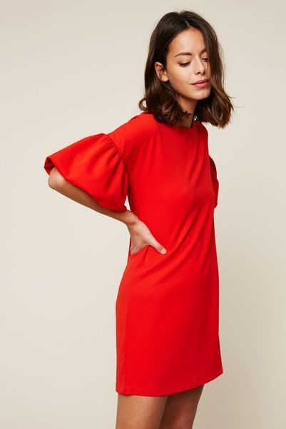 Robe droite courte rouge robe-droite-courte-rouge-78_3