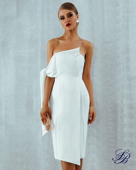 Robe blanche courte cintrée robe-blanche-courte-cintree-67