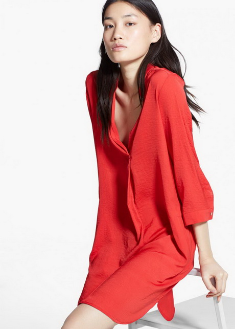 Robe chemisier rouge robe-chemisier-rouge-82_2
