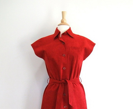 Robe chemisier rouge robe-chemisier-rouge-82_4