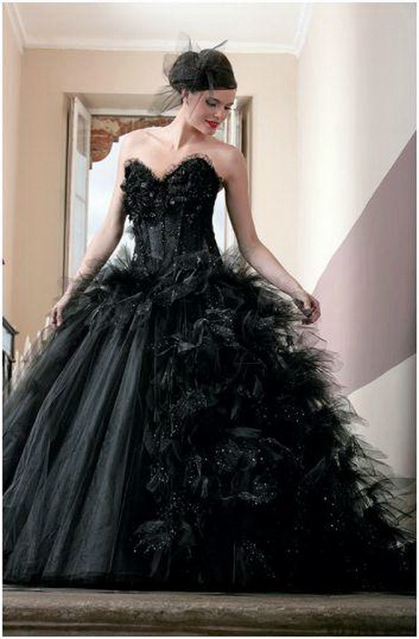 Robe de mariée noir robe-de-marie-noir-87_4