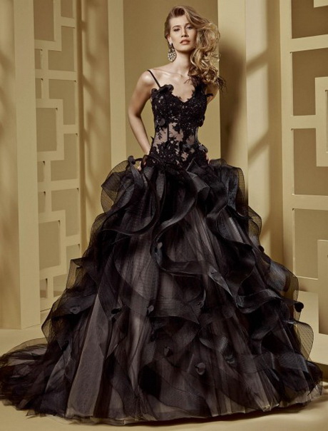 Robe de mariée noir robe-de-marie-noir-87_8