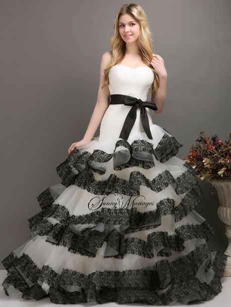 Robe de mariée noir robe-de-marie-noir-87_9