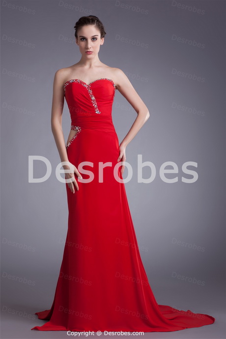 Robe de soirée en rouge robe-de-soire-en-rouge-87_12