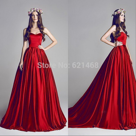 Robe en satin rouge robe-en-satin-rouge-20_12