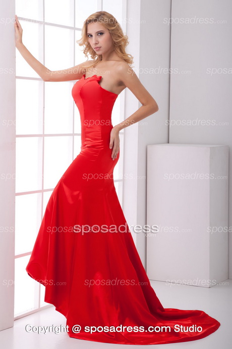 Robe en satin rouge robe-en-satin-rouge-20_15