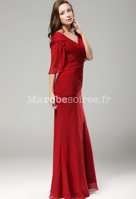 Robe longue rouge de soirée robe-longue-rouge-de-soire-36_18