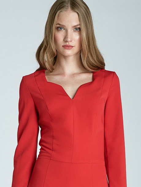 Robe rouge manches longues robe-rouge-manches-longues-44_11