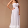 Robe blanche simple pour mariage