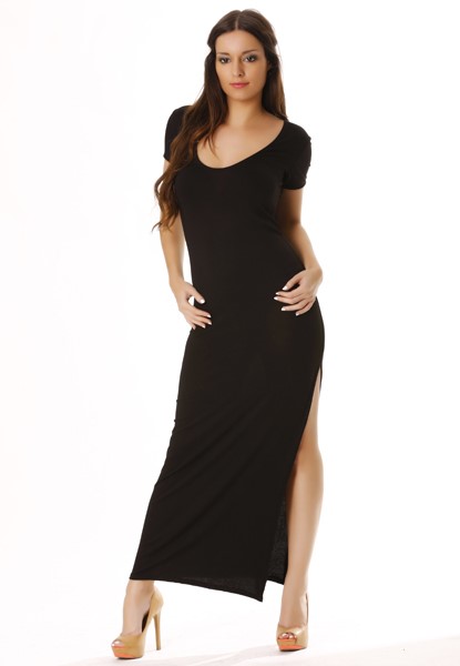 Longue robe noire fendue longue-robe-noire-fendue-50_2