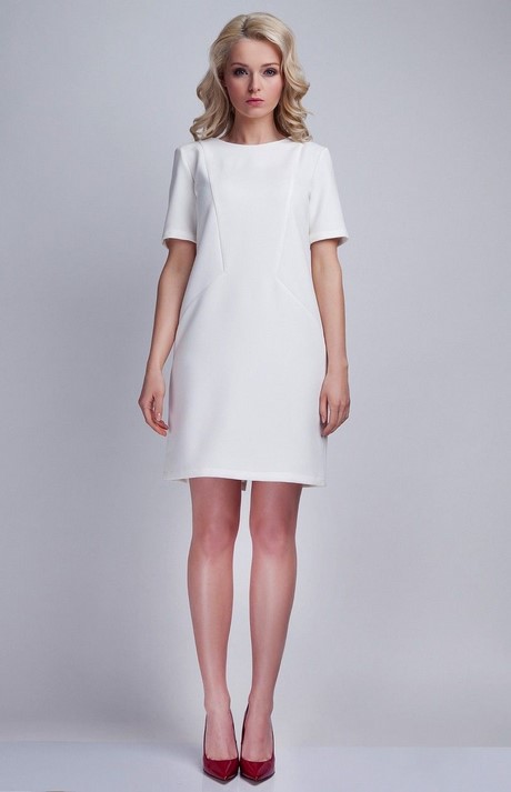 Robe blanche droite courte robe-blanche-droite-courte-50_5