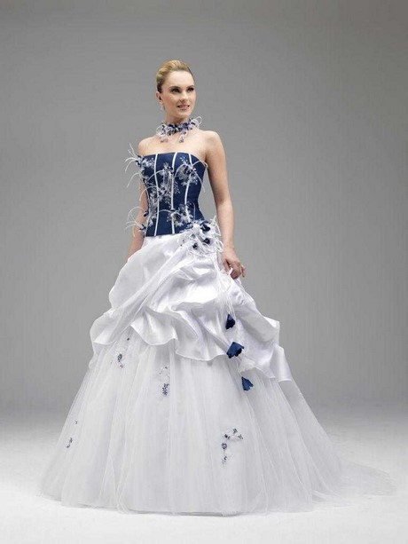 Robe de mariée bleu et blanc robe-de-marie-bleu-et-blanc-81
