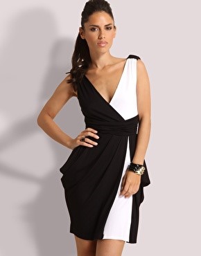 Robe habillée noire et blanche robe-habille-noire-et-blanche-74_15