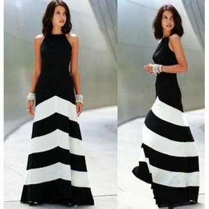 Robe habillée noire et blanche robe-habille-noire-et-blanche-74_4