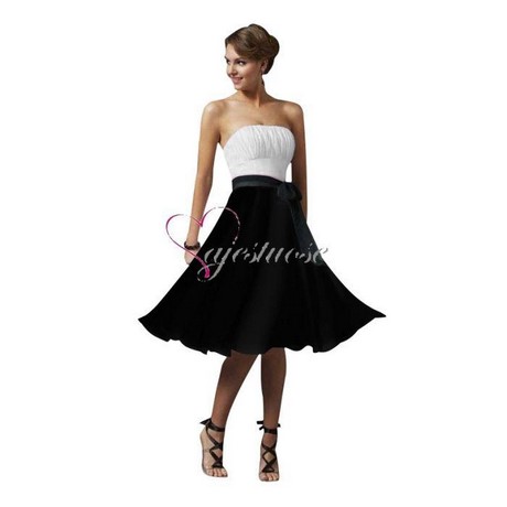Robe habillée noire et blanche robe-habille-noire-et-blanche-74_6