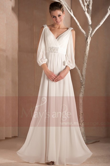 Robe longue blanche avec manches robe-longue-blanche-avec-manches-55_10