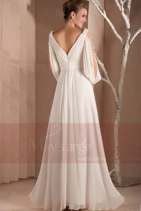 Robe longue blanche avec manches robe-longue-blanche-avec-manches-55_18