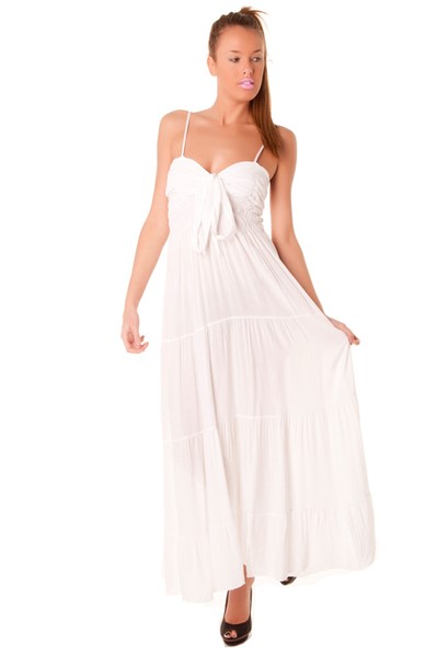 Robe longue blanche fluide robe-longue-blanche-fluide-99