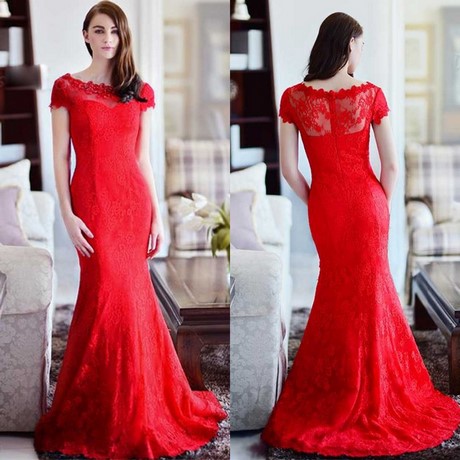 Robe longue rouge dentelle robe-longue-rouge-dentelle-38