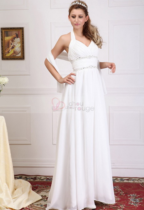 Longue robe blanche