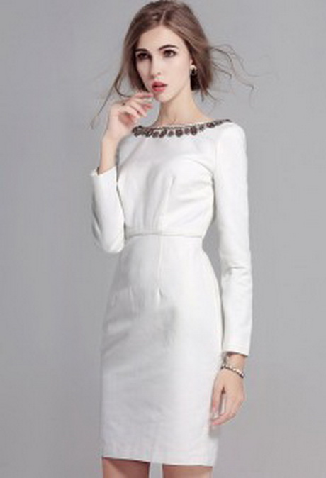 Robe blanche droite robe-blanche-droite-80_14