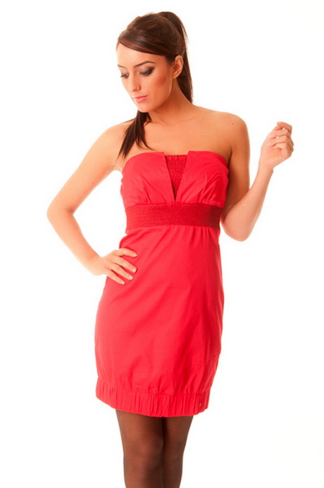 Robe bustier rouge robe-bustier-rouge-72