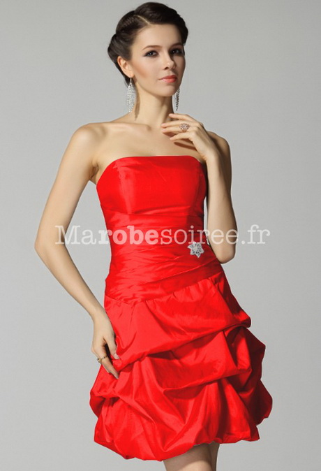 Robe bustier rouge robe-bustier-rouge-72_9