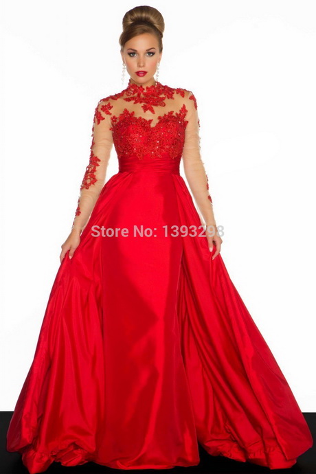 Robe de bal rouge robe-de-bal-rouge-92_9