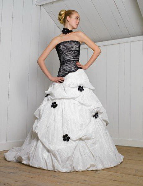 Robe de mariage noir et blanc robe-de-mariage-noir-et-blanc-15