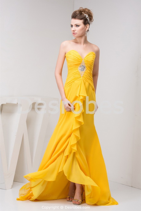 Robe de soiree jaune robe-de-soiree-jaune-47_2