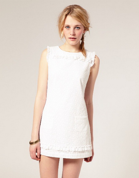 Robe droite blanche robe-droite-blanche-74_15