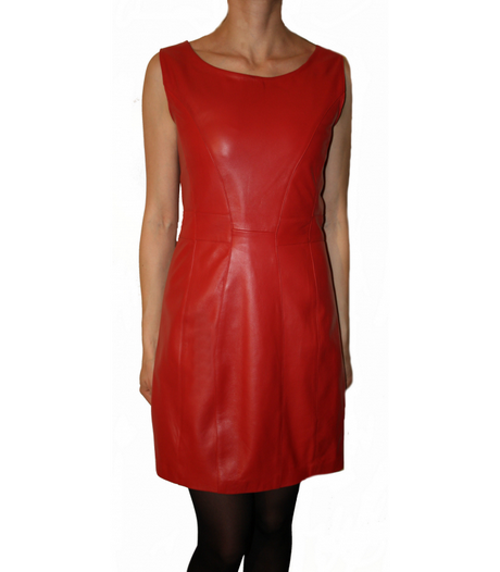 Robe en cuir rouge robe-en-cuir-rouge-70_13