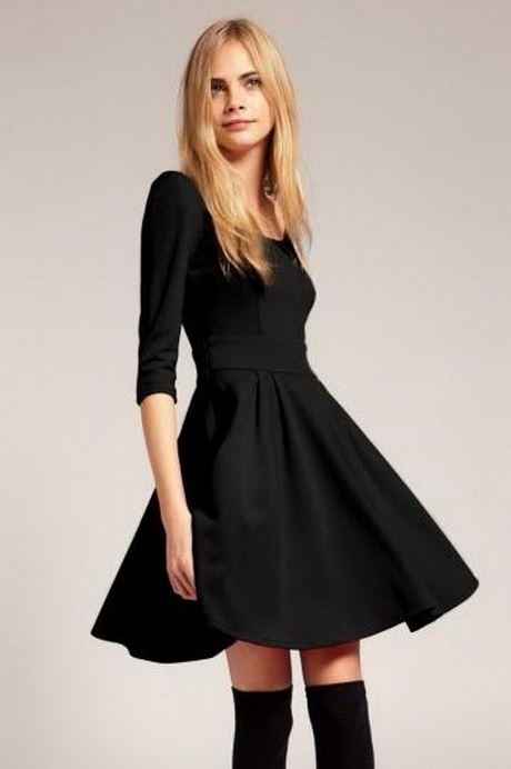 Robe noir simple robe-noir-simple-95
